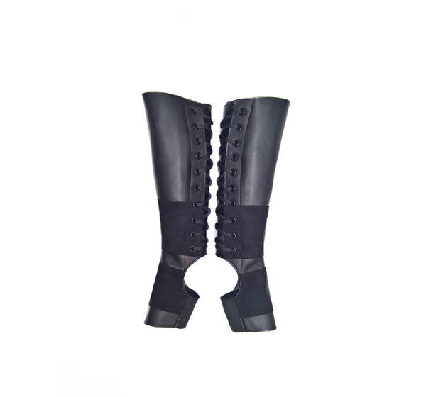 CHILDRENS Classic Black Aerial Boots w/ Suede Grip