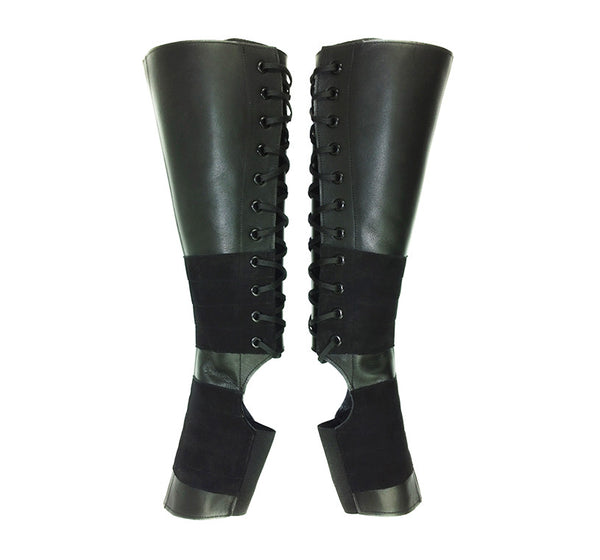 Classic Black Aerial boots w/ Suede Grip