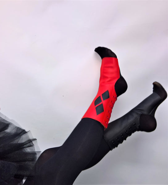 "Harley Quinn" Short Aerial Boots - Sample