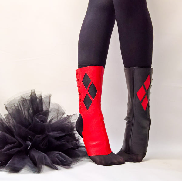 "Harley Quinn" Short Aerial Boots - Sample