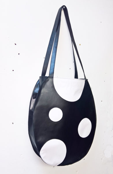 Cartoon Polkadot Tote Bag