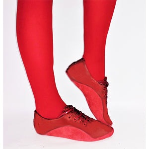 RED Tightrope Shoes Jazz Style