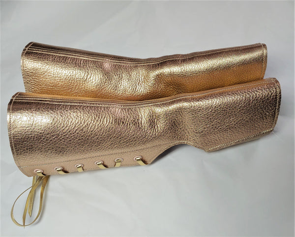 SAMPLE SALE - Rose Gold Short Aerial Boots
