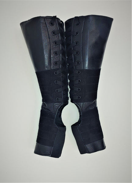 SAMPLE SALE - Classic Black Aerial Boots w/Grip 1 Petite