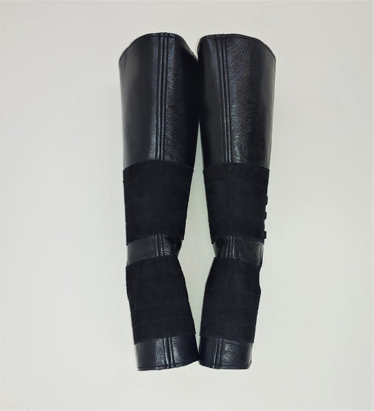 SAMPLE SALE - Classic Black Aerial Boots w/Grip 1 Petite