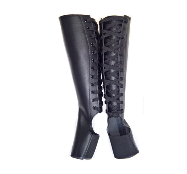 Classic Black Aerial boots w/ side ZIP