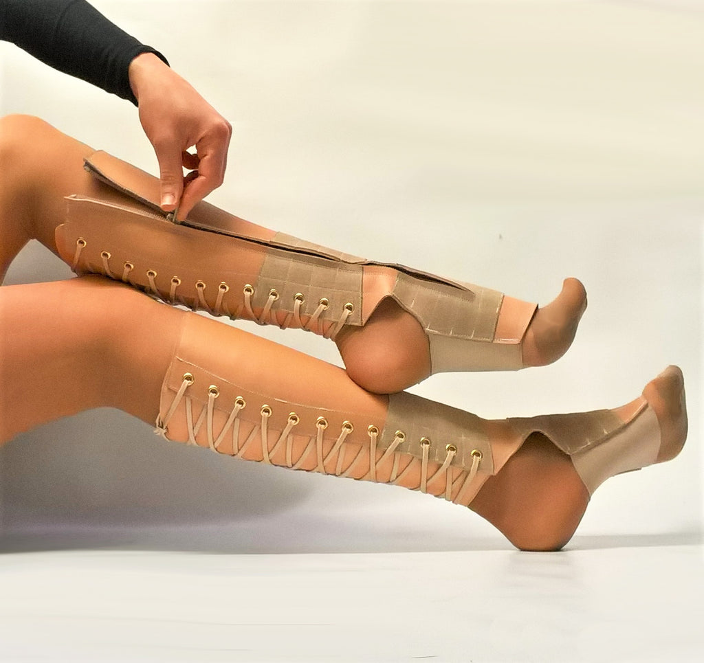 Tights with sole grips top