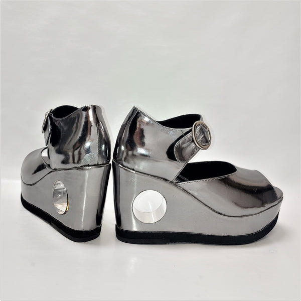 Perspex PEEPHOLE Platform Sandals