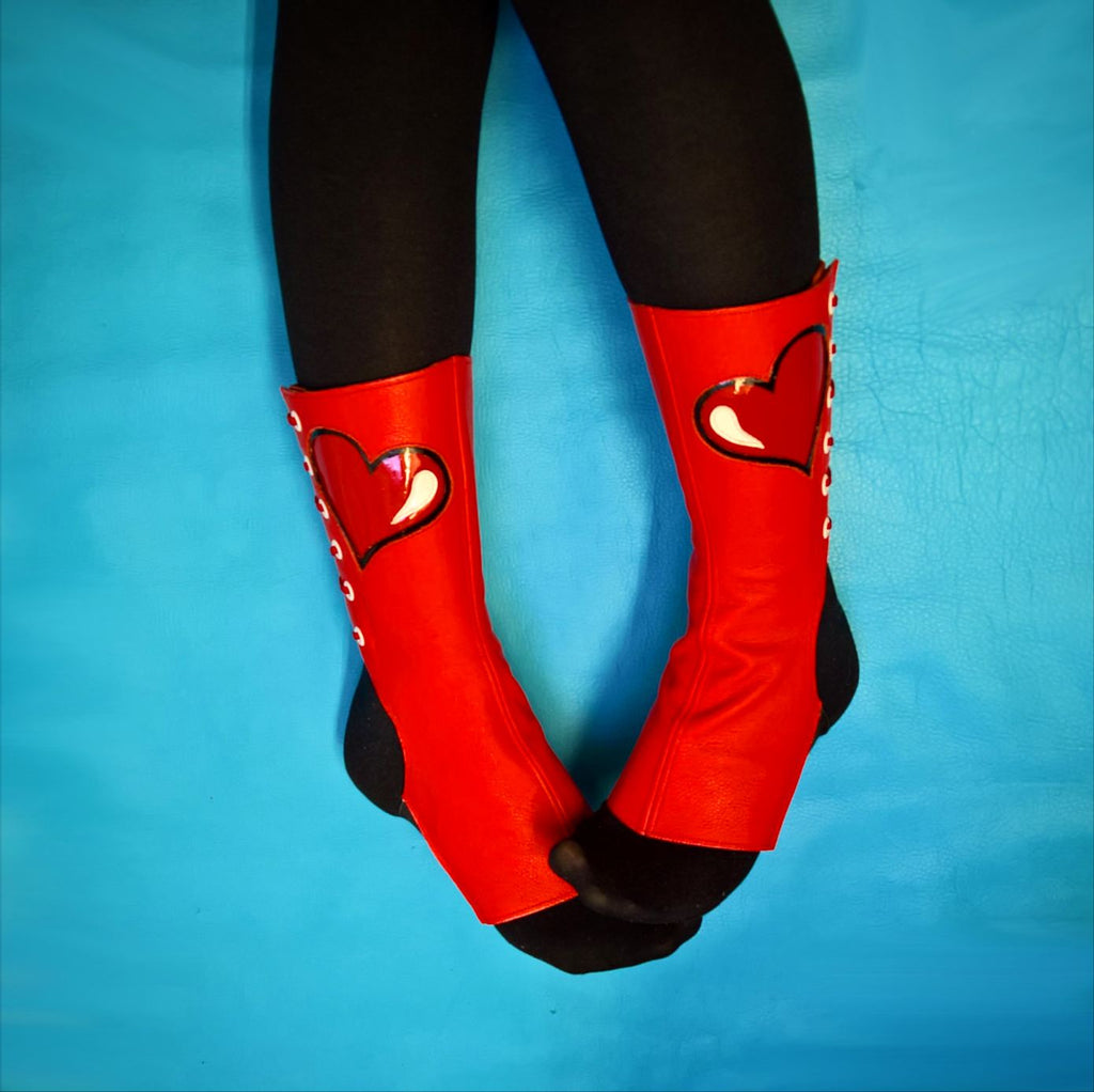 "Queen of Hearts" Aerial Boots