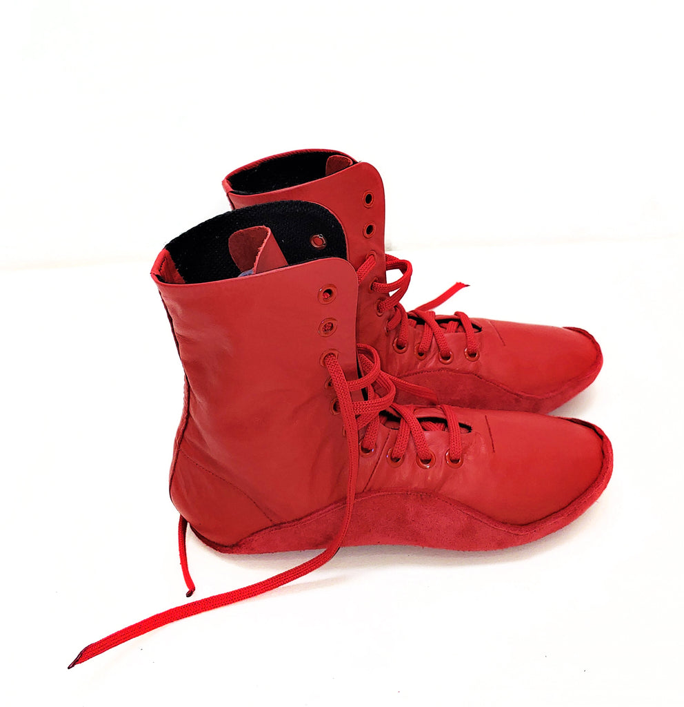 RED Tightrope Shoes Jazz Boot Style