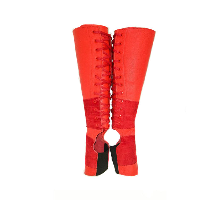 RED Aerial boots w/ Suede Grip
