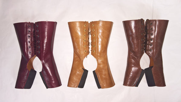 Short TAN/ Light Brown Aerial boots